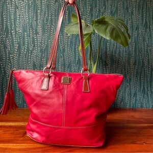 Dooney & Bourke Red Tobi Tote